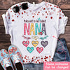 Blessed To be Called Grandma, Nana And Sweer Heart Grandkids Personalized 3D T-Shirt & Hoodie NTN02FEB23CT1 3D T-shirt Humancustom - Unique Personalized Gifts Unisex Tee S