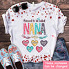 Blessed To be Called Grandma, Nana And Sweet Heart Grandkids Personalized 3D T-Shirt & Hoodie NTN02FEB23CT1 3D T-shirt Humancustom - Unique Personalized Gifts