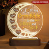 Personalized Love My Grandkids To The Moon And Back Acrylic Plaque LED Lamp Night Light NTN03FEB23NY1 Acrylic Plaque LED Lamp Night Light Humancustom - Unique Personalized Gifts 7.8” x 7.2”