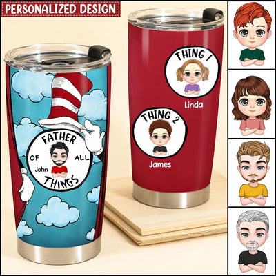 Mom Dad Foster Adoptive Parents Tumbler Set 