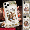 Sweet Valentine Upload Couple Photo, You & Me We Got This Personalized Phone Case NTN07JAN23TT2 Silicone Phone Case Humancustom - Unique Personalized Gifts Iphone iPhone 14