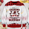 Personalized Being A Grandma Doesn't Make Me Old It Makes Me Blessed Snowman 3D Sweater NTN07NOV22VA3 3D Sweater Humancustom - Unique Personalized Gifts S Sweater
