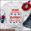 Personalized Mom Grandma 4th Of July Fireworks Ice Cream Grandkids T-shirt & Hoodie NTN15JUN23VA1
