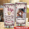 Personalized To My Wife I love You Still Always Have, Always Will Custom Photo Tumbler NTN16JAN23KL1 Glitter Tumbler Humancustom - Unique Personalized Gifts 20 Oz