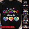Personalized This Grandma Belongs To Heart Kids T-Shirt & Hoodie NTN16JAN23TT2 Black T-shirt and Hoodie Humancustom - Unique Personalized Gifts Classic Tee Black S