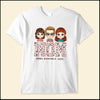 Grandma Mom Mimi Retro Flower And Cute Grandkids Personalized T-shirt & Hoodie NTN16JUN23VA2