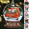 Personalized Life Is Better With Dogs Christmas Ornament NTN17NOV22CT1 Acrylic Ornament Humancustom - Unique Personalized Gifts Pack 1
