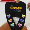 This Grandma Wears Her Heart On Her Sleeve 3D Sweater NTN18JAN23TT1 3D Sweater Humancustom - Unique Personalized Gifts S Sweater