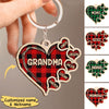 Grandma Mom Heart Grandkids Personalized Wooden Keychain NTN19NOV22CT2 Custom Wooden Keychain Humancustom - Unique Personalized Gifts 6.5x6.5 cm
