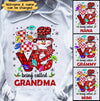Personalized Love Being Called Grandma Nana Snowman And Grandkids T-Shirt & Hoodie NTN19NOV22TT1 White T-shirt and Hoodie Humancustom - Unique Personalized Gifts Classic Tee White S