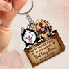 Personalized Happy Mother's Day! To the world's Best Dog Mom We Woof You Keychain NTN20MAR23KL4 Acrylic Keychain Humancustom - Unique Personalized Gifts