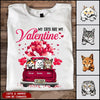 My Cats Are My Valentine Personalized T-Shirt And Hoodie NTN21DEC22VA1 White T-shirt and Hoodie Humancustom - Unique Personalized Gifts Classic Tee White S