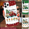 Personalized Christmas Grandma's Little Reindeer Phone Case NTN24OCT22TT3 Silicone Phone Case Humancustom - Unique Personalized Gifts Iphone iPhone 14