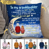 Personalized Custom Grandma Grandkid On Moon Pillow NTN26OCT22CT1 Pillow Humancustom - Unique Personalized Gifts 12x12in