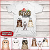 Blessed Mama Cat Personalized T-Shirt Ntp-16Vn06 2D T-shirt Dreamship S White