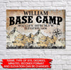 Camping Personalized Metal Sign Cat Metal Sign Human Custom Store 45 x 30 cm - Best Seller