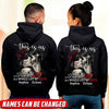 This Is Us Little Bit Crazy Little Bit Loud And A Whole Lot Of Love Skull Couple Hoodie Ntt Black Hoodie Dreamship S Black