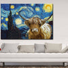 Highland Cattle Canvas 3 Size Template NVL-15DD05 Dreamship 12x8in