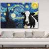 Holstein Friesian Cattle Canvas 3 Size Template NVL-15DD10 Dreamship 12x8in