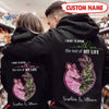 Personalized I Want To Spend With You The Rest Of My Life Deer Couple Hoodie Nvl-16Dd18 Black Hoodie Dreamship