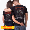 Personalized Till Our Last Breath Skull Couple Tshirt Nvl-16Dd027 Apparel Dreamship S Black
