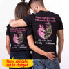 Personalized Till Our Last Breath Deer Couple Tshirt Nvl-16Dd028 Apparel Dreamship S Black