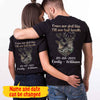 From Our First Kiss Till Our Last Breath Deer Couple Custom T-shirt NVL Black T-shirt Dreamship S Black