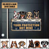 Personalized This Door Is Locker For Dog Breeds And Name Cut Metal Sign Nvl-49Tp001 Cut Metal Sign Human Custom Store 30 x 30 cm