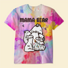 Floral Mama Bear - Birthday, Loving Gift For Mom, Mother, Grandma, Grandmother - Personalized 3D T-shirt NVL01APR24KL1