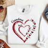 Personalized Mom Grandma And Grandkids Hearts Gift For Grnadma Sweatshirt NVL01DEC23KL2