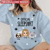 Official Puppy Pet Dog Mom Pawprint Sleepshirt Personalized 3D Sweater NVL01FEB23TP2 3D Sweater Humancustom - Unique Personalized Gifts S Sweater
