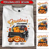 Personalized Halloween Grandma Mom's Little Pumpkin Kids Shirt NVL01JUL23TP1
