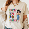 Legend Wife Mom Colorful Pattern Sassy Woman Personalized Shirt NVL01MAR24KL1