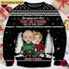 Christmas Annoying Each Other Couple Personalized 3D Sweater NVL01OCT22NY2 3D Sweater Humancustom - Unique Personalized Gifts