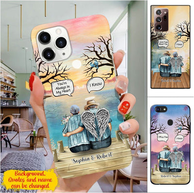 Personalized Still Talk About You Widow Old Couple Memorial Phone case NVL01SEP21DD1 Phonecase FUEL