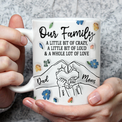 Our Family A Little Bit Of Crazy - Personalized Edge-to-Edge Mug NVL02MAY24KL1