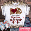 Colorful Leopard Grandma Mom Sweet Plaid Heart Kids, Love Being Called Nana Personalized 3D T-shirt NVL03APR23CT2 3D T-shirt Humancustom - Unique Personalized Gifts S
