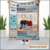 Personalized Couple The Day I Met You Blanket NVL03DEC22VA2 Quilt Blanket Humancustom - Unique Personalized Gifts 50X60 inches(Best Seller)