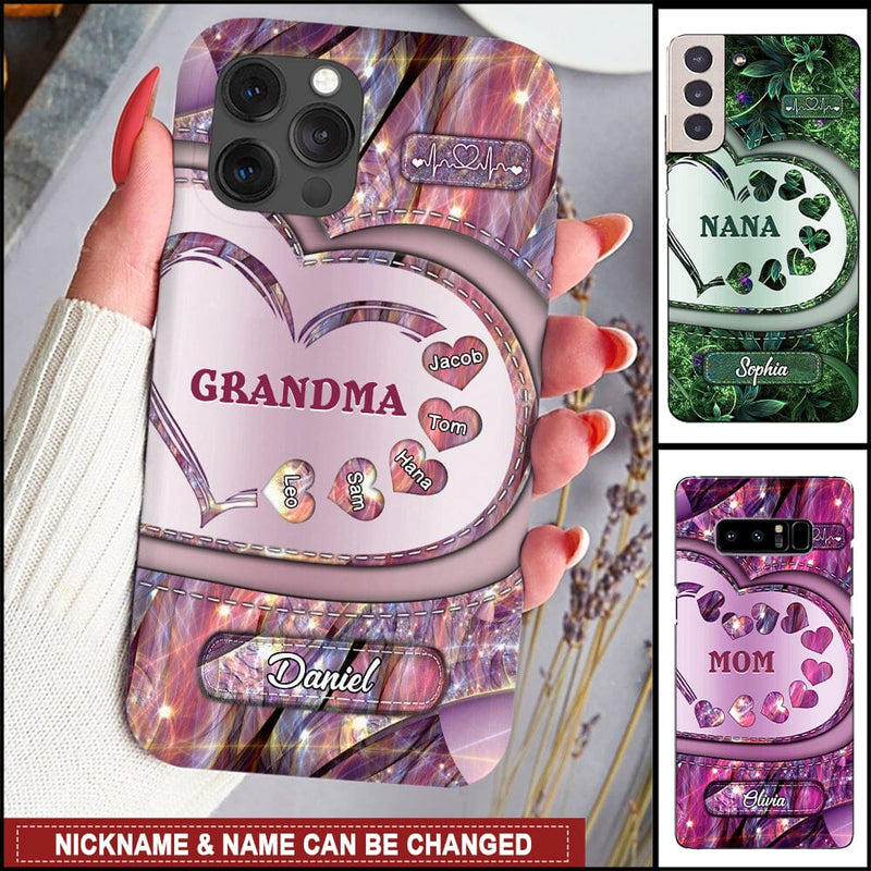  iPhone XS Max Nana Grandma Cute Racoon Animal Pink Purple Case  : Cell Phones & Accessories