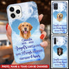 Upload Photo Pet Loss Dog Mom Puppy Angel In Heaven Memorial Gift Customized Phone case NVL04MAR23TP1 Silicone Phone Case Humancustom - Unique Personalized Gifts Iphone iPhone 14