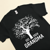 Grandma/Grandpa, Mother/Father Family Heart Tree With All Grandkids/Children Names Personalized Shirt NVL05FEB24KL2