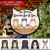 Backyard Bar & Grill Cat Breeds Drink Proudly Serving Whatever You Brought Cut Metal Sign NVL05JAN22TP2 Dog And Cat Human Custom Store 12.5 x 17.5 in- Best Seller