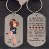 All The Things to Say Valentine Couple Personalized Dog Tag Keychain NVL05JAN24VA1