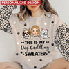 Pawprint Puppy Pet Dog Mom Cuddling Sweater Personalized 3D Sweater NVL06FEB23TP3 3D Sweater Humancustom - Unique Personalized Gifts S Sweater