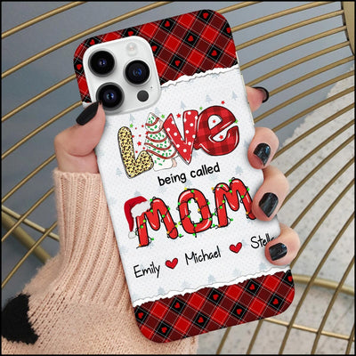 Christmas Love Being Called Nana Personalized Phone case NVL06OCT23KL1 Silicone Phone Case HumanCustom New