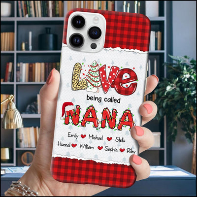 Christmas Love Being Called Nana Personalized Phone case NVL06OCT23KL1 Silicone Phone Case HumanCustom New Iphone iPhone 15