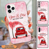 You & Me We Got This Personalized Red Truck Couple Phone case Birthday, Loving, Valentine Gift For Couple, Husband, Wife, Life Partners NVL07DEC22VA3 Silicone Phone Case Humancustom - Unique Personalized Gifts Iphone iPhone 14