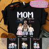 Personalized Mom A Daughter's Fisrt Friend A Son's First Love Standard T-Shirt NVL07JUL21VA1 2D T-shirt Dreamship S Black