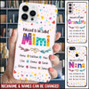 Personalized Custom "Blessed to be called Mimi" Mommy, Nana, Grandma, Auntie Phone Case NVL07MAR23XT1 Silicone Phone Case Humancustom - Unique Personalized Gifts Iphone iPhone 14