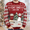 Best Cat Mom Dad Ever Just Ask Cat Personalized 3D Sweater NVL07OCT23NA2 3D Sweater HumanCustom New